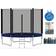 MCC Trampoline 244cm + Safety Net + Enclosure Spring Cover + Ladder