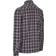 Trespass Men's Fleece Lined Checked Shirt Rapeseed - Dark Grey Check