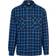 Trespass Men's Fleece Lined Checked Shirt Rapeseed - Dark Blue Check