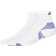 Asics Cushion Run Quarter Sock 2-pack - Brilliant White/Asics Blue