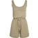 Urban Classics Modal Short Sleeve Jumpsuit - Khaki