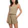 Urban Classics Modal Short Sleeve Jumpsuit - Khaki
