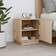 vidaXL Cabinet Natural Bedside Table 34x40cm