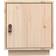 vidaXL Cabinet Natural Bedside Table 34x40cm