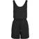 Urban Classics Modal Short Sleeve Jumpsuit - Black