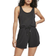 Urban Classics Modal Short Sleeve Jumpsuit - Black