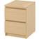 IKEA MALM White Stained Oak Byrå 40x55cm