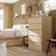 IKEA MALM White Stained Oak Kommode 80x123cm