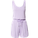 Urban Classics Modal Short Sleeve Jumpsuit - Light Purple