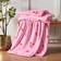 Catherine Lansfield Hearts Pink Fleece Throw Blankets Pink (240x200cm)