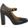 Where's That From Michelle - Black Faux Leather