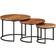 vidaXL 353900 Black Nesting Table 3pcs