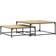 vidaXL 832819 Sonoma Oak Småbord 80x80cm 2st
