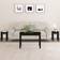 vidaXL 824982 Black Småbord 40x80cm 3st