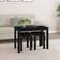 vidaXL 824982 Black Småbord 40x80cm 3st