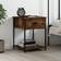 vidaXL Engineered Wood Smoked Oak Nattbord 45x44cm