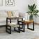 vidaXL 243279 Multicolor Small Table 42x60cm 3pcs