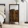vidaXL Cabinet Smoked Oak Nachttisch 31x41cm