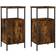 vidaXL Cabinets Smoked Oak Bedside Table 31x41cm 2pcs