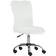 Homcom Armless Makeup Vanity 360° Swivel White Office Chair