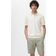 Mango 100% Cotton Fine-Knit Polo Shirt - Off White