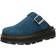 Dr. Martens Zebzag Suede Casual Slingback Platform Mules - Blue