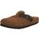 Birkenstock LEVE LEOI Clogs Regular Fit Suede - Dark Tea