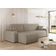 Mirjan24 Piano L Cord Beige Soffa 244cm 5-sits