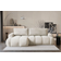Selsey Ombo Mini Cream Sofa 256cm 3-Sitzer
