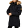 Zavetti Women's Goshawa Puffer Parka Jacket - Black