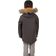 Trespass Kid's Waterproof Parka Jacket Upbeat - Dark Grey (MCJKRATR0011-DAG)