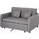 Homcom Storage Grey Sofa 136cm Zweisitzer