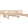 vidaXL Extendable without Mattress Natural Sofa 203.5cm 3 Seater