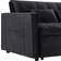 KEPOOMAN Sleeper Couch Black Sofa 54" 2 Seater
