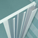 Luna Box Doccia 70x70 cm Pvc Apertura A Soffietto Angolare 700x700x1850mm