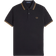 Fred Perry Twin Tipped Polo Shirt - Black/Shaded Stone