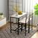 Homcom Industrial Design Natural Wood Finish Dining Set 45x89cm 3pcs