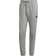 adidas Men's Essentials Fleece Regular Tapered Pants - Medium Grey Heather/Black