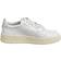 Autry Medalist Low W - White/Silver Leather