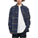Urban Classics Mountain Flannel Shirt - Navy