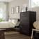IKEA MALM Black/Brown Kommode 80x123cm