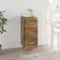 vidaXL Engineered Wood Smoked Oak Sideboard 34.5x90cm