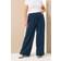 Yours Curve Wide Leg Joggers Plus Size - Dark Navy