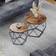 Vasagle Chipboard Rustic Brown Coffee Table 50cm 2pcs