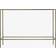 Crossland Grove Porto Champagne Console Table 35x110cm