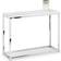 Julian Bowen Scala White Marble/Chrome Console Table 35x100cm