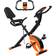 Sportnow Folding Exercise Bike with Arm Bands and Hand Pulse Sensor