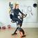 Sportnow Folding Exercise Bike with Arm Bands and Hand Pulse Sensor