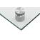 vidaXL Tempered Glass Transparent Splash Guard 40cm