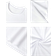 Shein 1pc Girls Printed Pullover White Short Sleeve T-Shirt, Student Young Casual Wear, Suitable For Beach Play